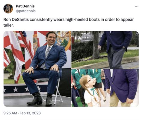 Ron DeSantis' Team Is Upset at a High Heels Meme Video 